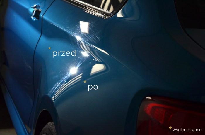 polerowanie samochodu katowice - błękit